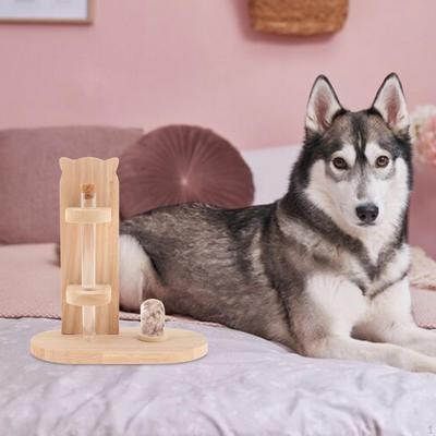 Katzenbart-Sammler Haustierhaar Gedenkbox Mode Holz Glatte Oberfläche Hundebart Schnurrhaare