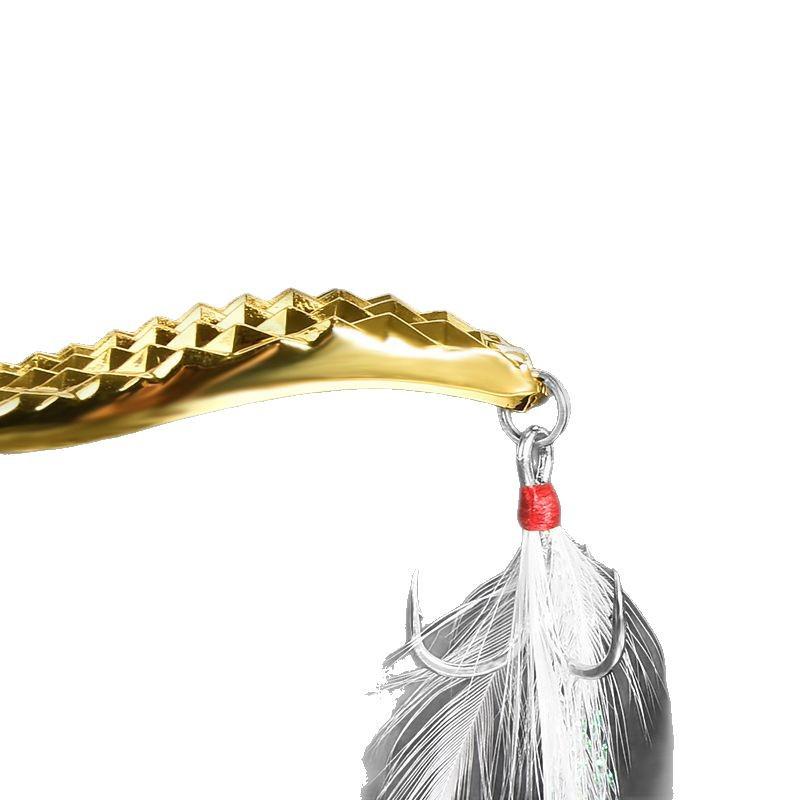 Sequin Long Cast Leech Iron Plate Vib Micro Lure for Freshwater Mandarin Fish & Aspius
