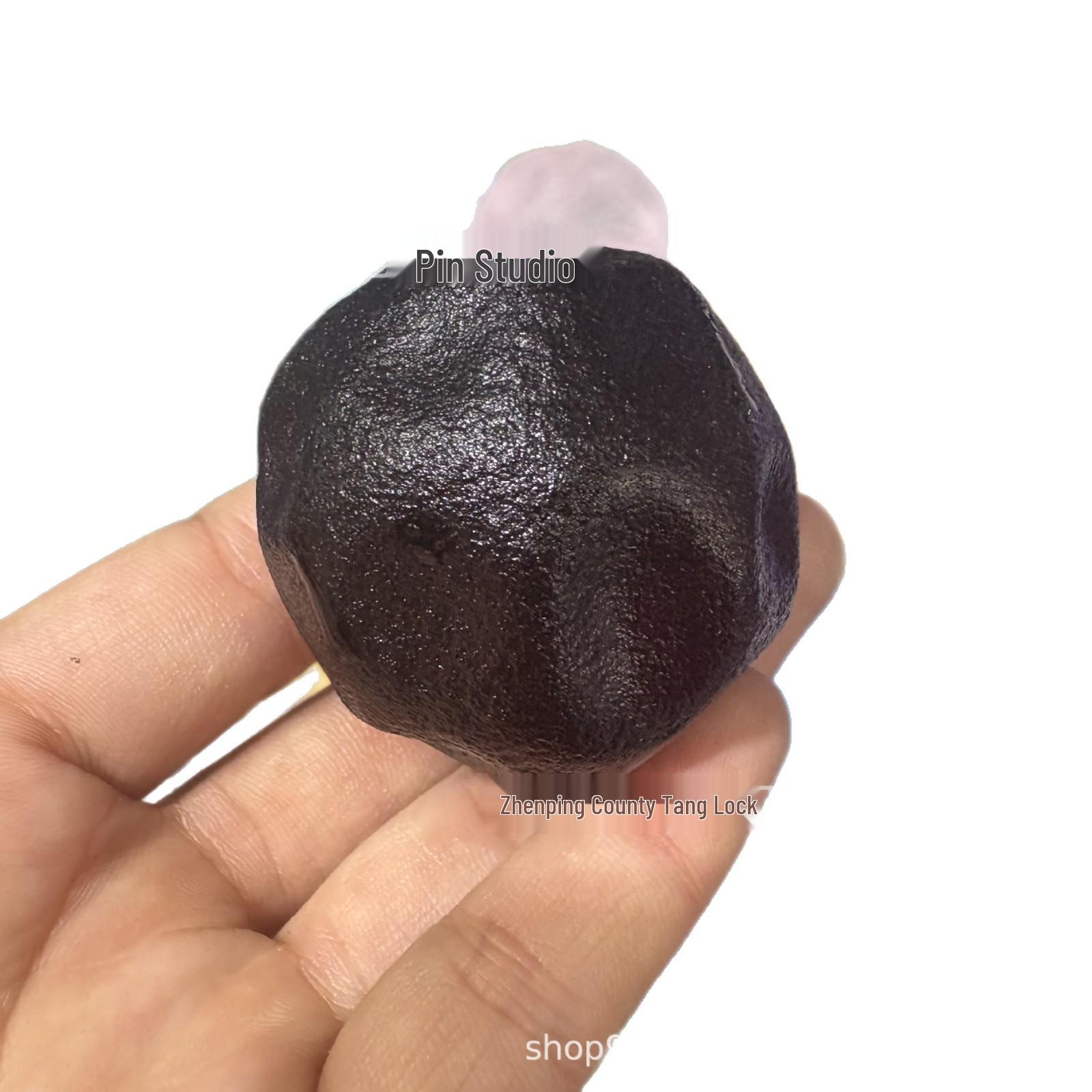 

Matte Frosted Irregular Colored Glass Ornament Ball About 4cm світло-фіолетового кольору