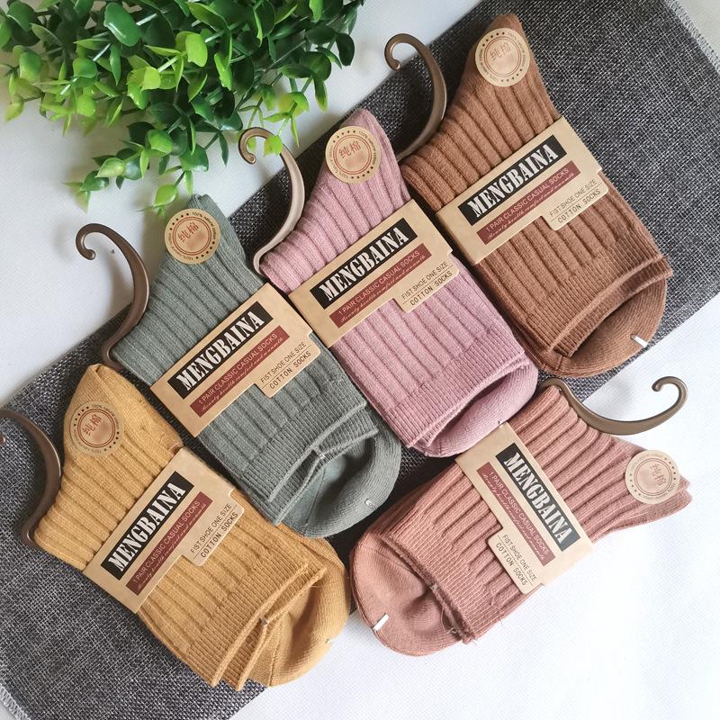 Winter Anti-Pilling Dicke Baumwollsocken für Herren & Damen – Warm, Strapazierfähig, Unifarben
