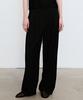 Nigaennikol Minimal Long Pintuck Slacks_Black