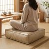Tappetino da seduta Tatami quadrato Copriseduta impermeabile Panca gambe con contenitore multifunzionale Divano