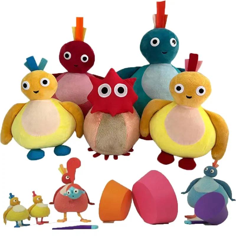 Anime Twirlywoos Plush Toys Cartoon Great BigHoo Toodloo Chickedy Chick Peekaboo Cosplay Dolls Stuffed Animals Plushie Xmas Gift