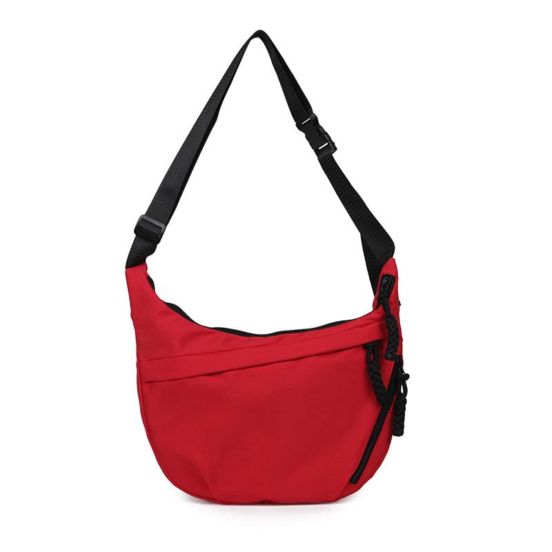 

Women s Large Capacity Nylon Shoulder Bag - Korean Style Casual Commuter Tote & Crossbody червоний
