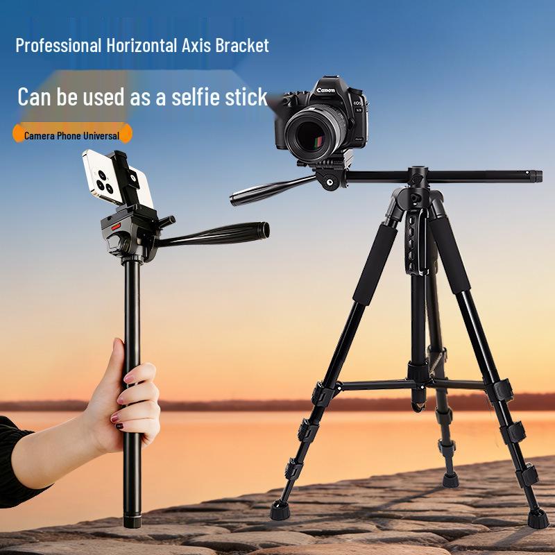 Multifunctional Universal Floor Tripod for Mobile Phone Live Streaming and Overhead Photography