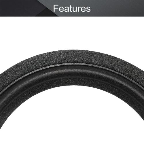 Fielect Foam Edge Speaker Edges for Audio Speakers, 163mm Outer Diameter, Pack of 4, Foam Edge Surround Accessories, Surround Ring Replacement, Speake