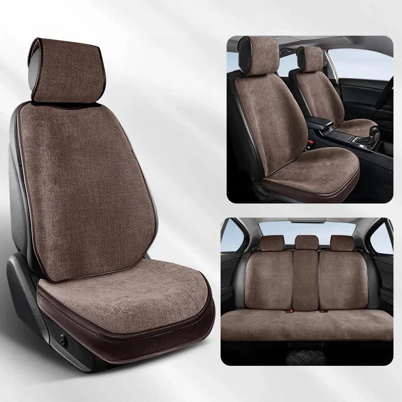 Universal Car Seat Cover Four Season Auto Flax Breathable Seat Covers for Car Seats Cover Protection Cars Accessories