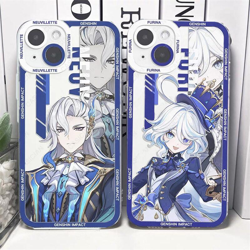 Genshin Impact Handyhülle Für Samsung S25 S24 S20 S21 S22 S23 Plus Ultra S20 S21 S23 FE A16 Wanderer Neuvillette Furina Hülle