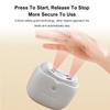 Electric Nail Clippers Automatic Fingernail Trimmer with Light Fingernail Cutter and File 2In1