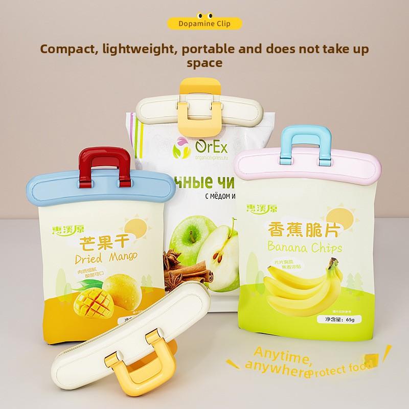Snack Freshness Keeper Bag Clips Sealing Clamp Plastic Sealer For Chips Food Storage Kitchen Organization Tool