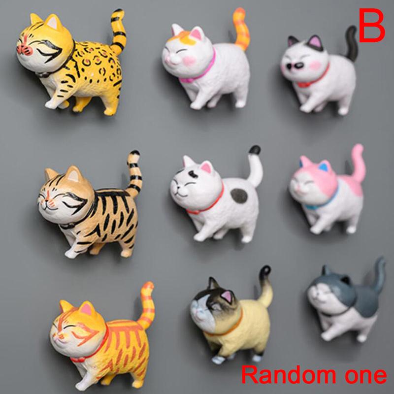 Creative 3D Mask Cat Refrigerator Magnets Office Magnet Paste Home Decor Gift