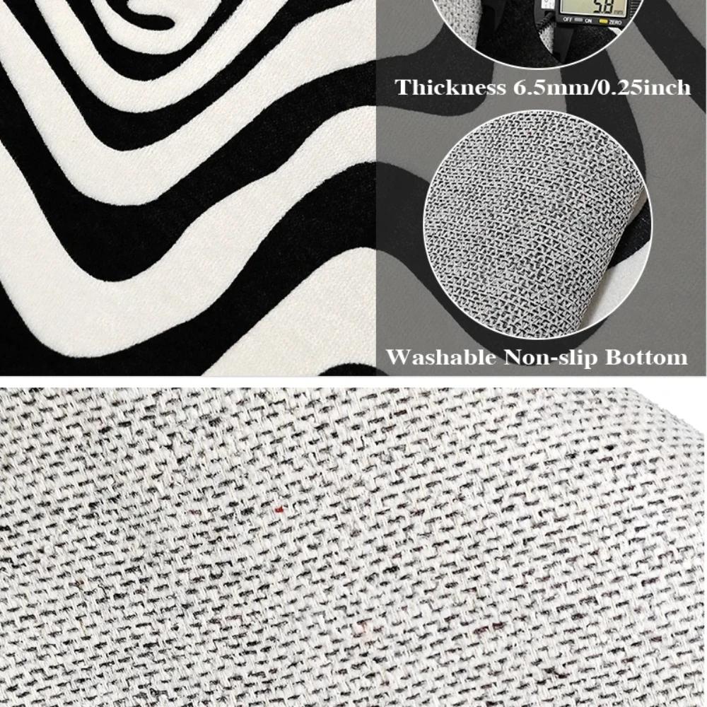 Large Modern Luxury Carpets for Living Room Fluffy Soft Green Plush Carpet Cream Irregular Rug Home Thickened Mat Washable Mats