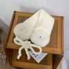 Korean Style Lambswool Lace-up Earmuffs - Warm, Versatile Ear Protection for Autumn/Winter Riding