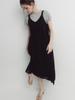 September Twenty Lace Layered Dress (Black)