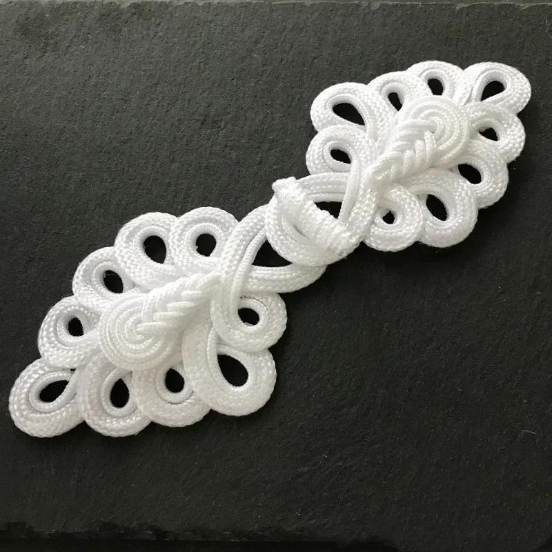 1 Pair Handmade Chinese Frog Closure Buttons Knot Cheongsam Traditional Handcraft Accessories