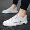 Leather Casual Shoes for Men Elastic Band Slip-on Men's Board Shoes Non-slip Wear-resistant Male Flats 2024 Men Driving Shoes