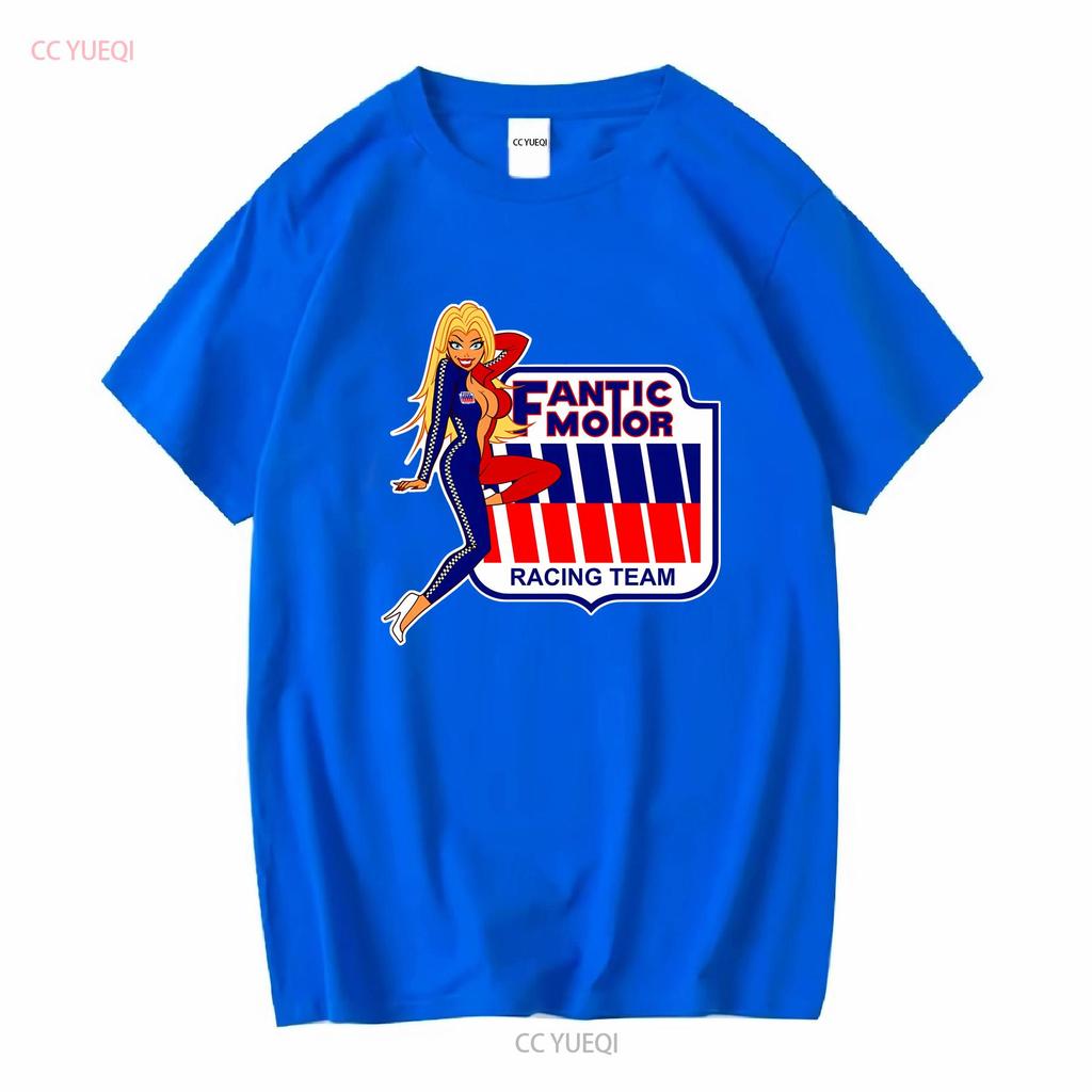 New T Shirt Fantic Motor Logo Funny Size S To 5XL Long or Short Sleeves Vintage Washed Comfortable Fashion