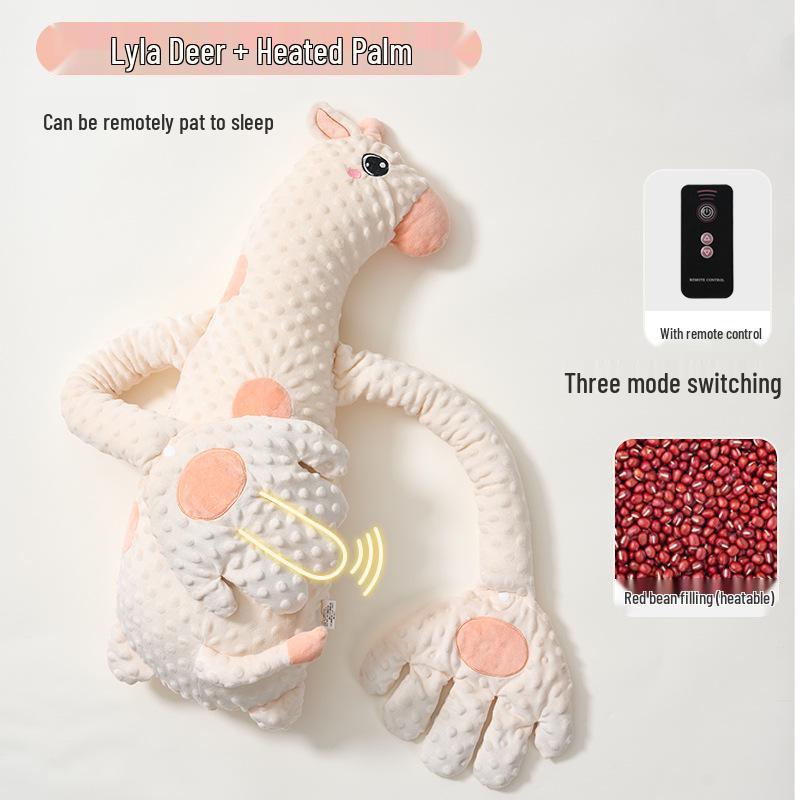 Almohada Calmante para Dormir de Bebé – Cojín de Confort Anti-Sobresaltos para Acariciar Suavemente y Abrazar