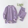 Children's Brushed Thermal Base Layer Set (S, M, L) – Seamless Class A Autumn Underwear and Trousers.