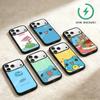 Cute B-Bugcat Capoo  Phone Case For iPhone 17 16 15 14 13 12  Pro Max Plus for Magsafe Mirror Wireless Magnetic Cover