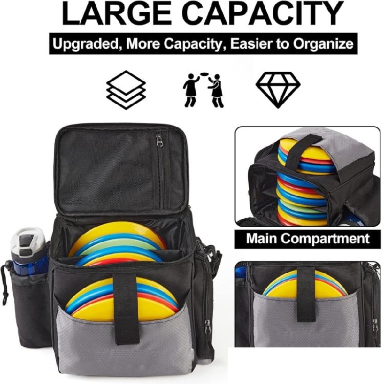Waterproof Disc Golf Carry Bag with Comfortable Strap Disc Golf Bag Golf Accessories for Man