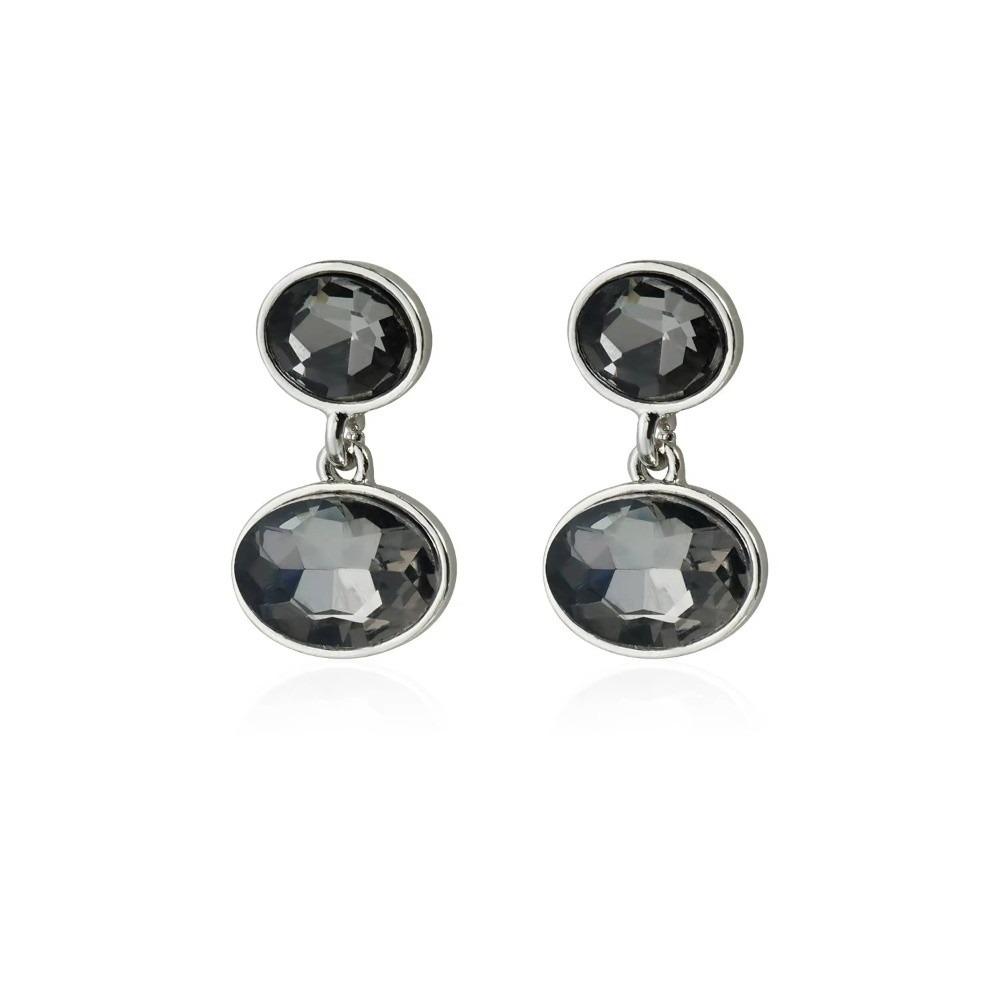 

Square Geometric Earring Y2K Crystal Eardrop New Gray Crystal Charm Earrings 1