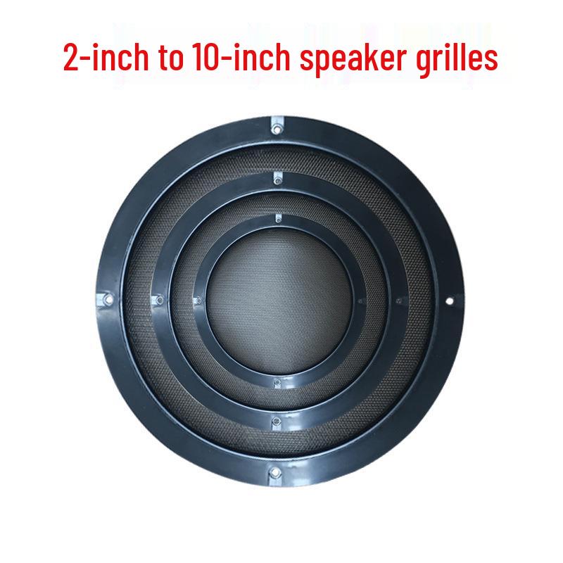 2-10 Inch Speaker Grille: Dustproof Car Audio Modification Cover