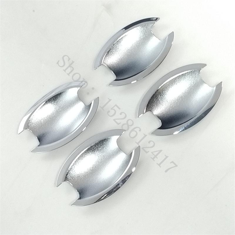 For 2008 2009~2013 Nissan X-Trail X Trail T31 ABS Chrome Door Handle Bowl Door Handle Cover Protective Trim Car Accessories