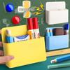 Magnetic Wall-Mount Suction Cup Pen Holder for Whiteboards and Blackboards, Large Capacity, Magnetic Pen Case
