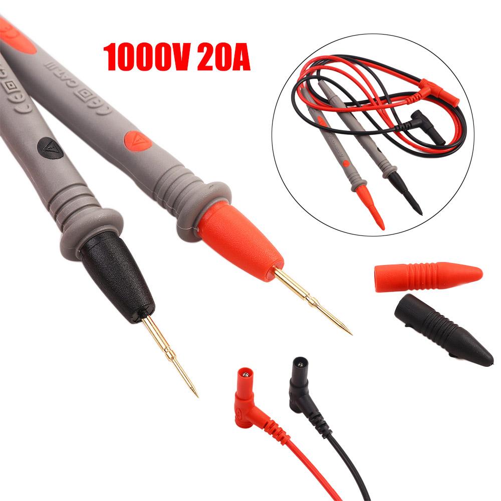 Wire Pen Cable Detachable Accessories Measuring Device Soft-silicone-wire Test Probe Lead Probe Multimeter Probe Test Leads