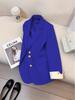 Spring/Autumn 2025 Korean-Style Loose Fashion Suit Jacket - Versatile Casual High-End Design