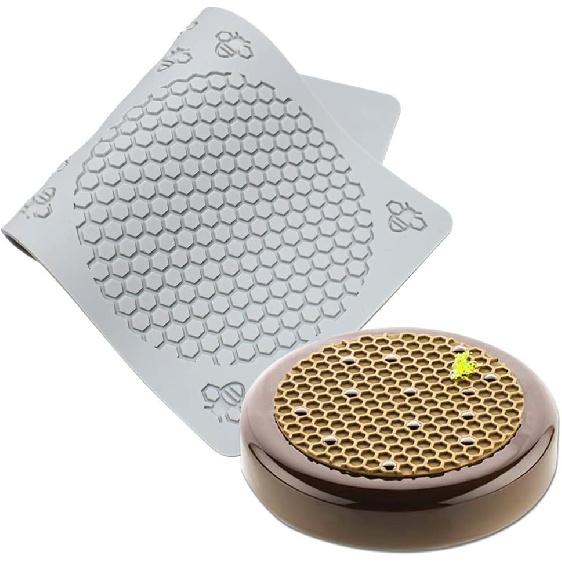 15 Cavity Silicone Honeycomb Molds for Chocolate Honeycomb Bee Silicone Fondant Mold Beehive Silicone Baking Molds Bee Candy Silicone Mold for