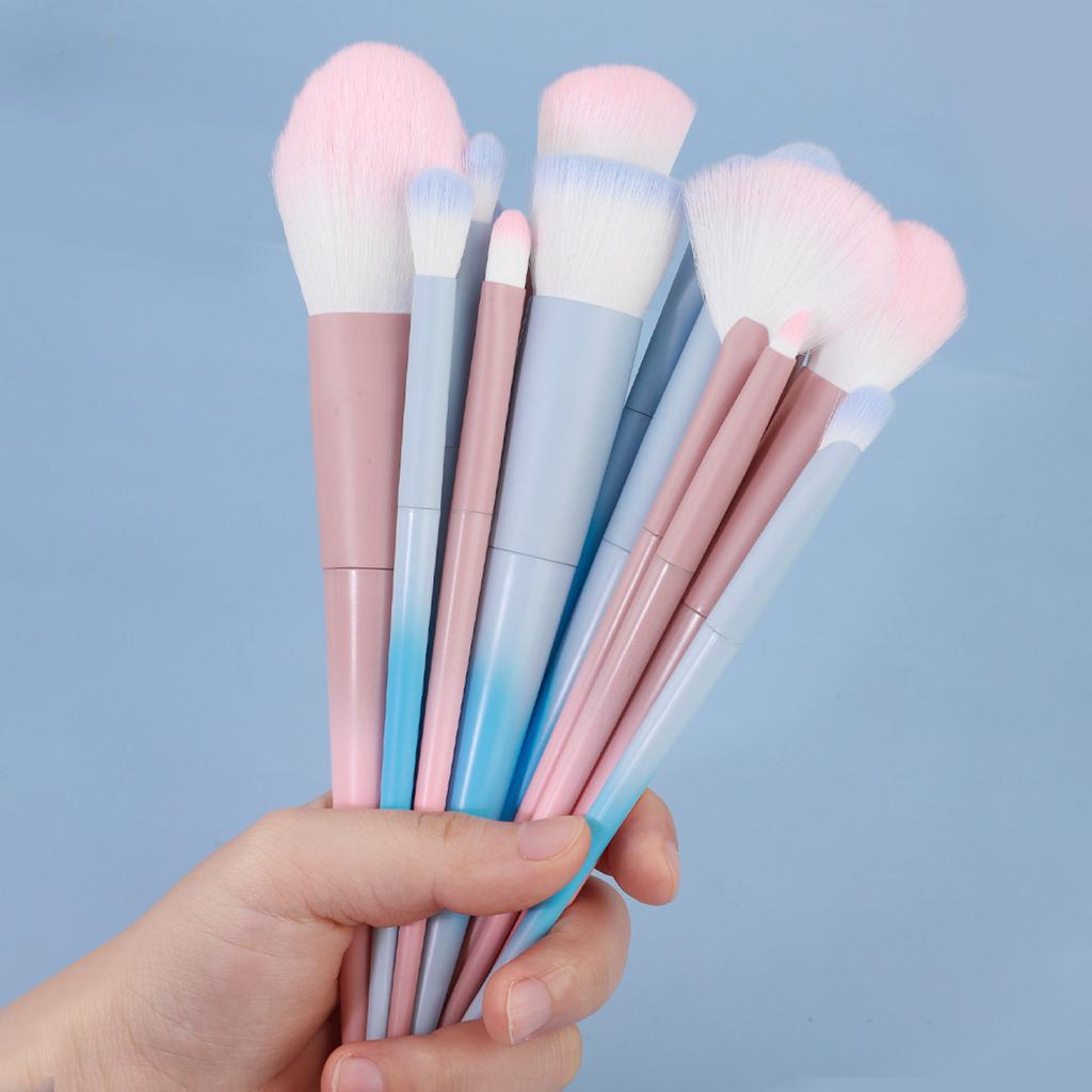 16 Color Makeup Brush Set Portable and Cute Loose Powder Brush Eyeshadow Brush Multifunctional Soft Beauty Tool