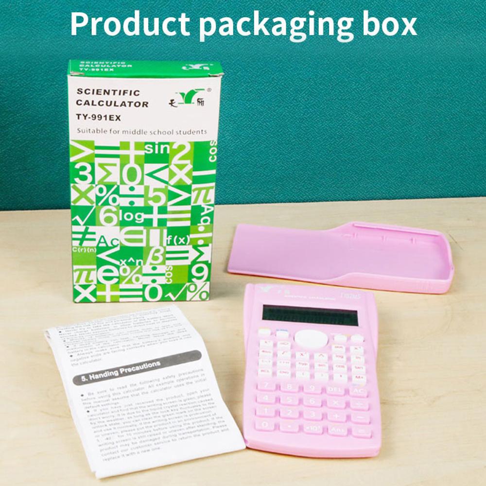 Scientific Calculators Math Calculator with 240 MultiFunctional Calculator 2 Lines LCD Display