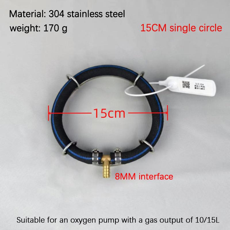 Fish Pond Nano Aeration Disc 1pcs Stainless Steel 304 Air Stone Efficient Oxygenation for Seafood Pond Aquaculture System A1