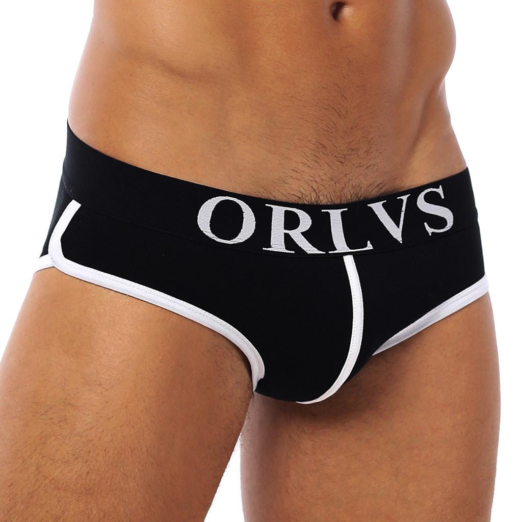  Men  Underwear Solid Breathable Boxer Brief Short Bulge Pouch Underpants