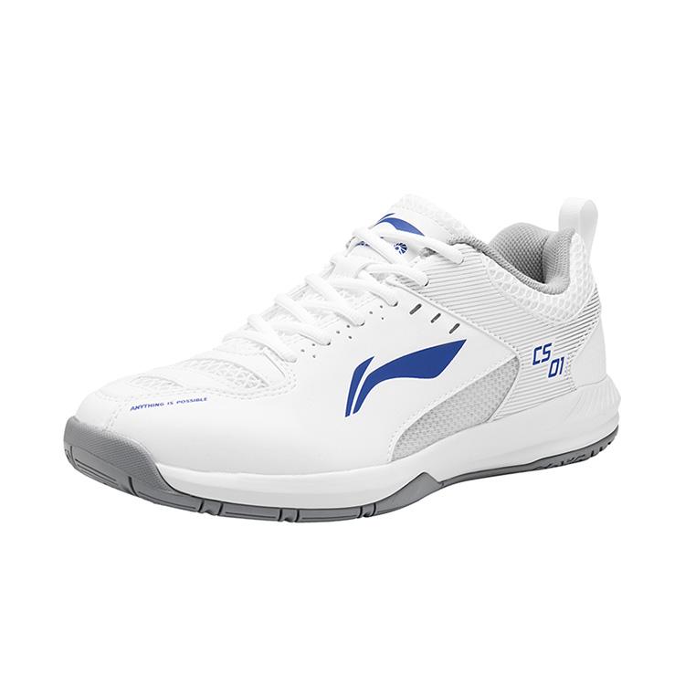 LiNing Feather Cushioning, Abrasion Resistant, Breathable, Lightweight Low Top Badminton Shoes Unisex Standard White AYTS034-2