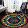 1PC Mandala Pattern Chair Carpet for Office, Indoor Non-Slip Washable Carpet, Soft Comfortable Mat For Office Room yy250930316
