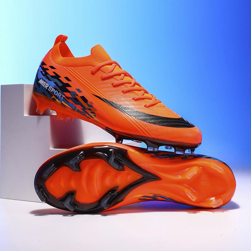 Children's Football Shoes Boys and Teenagers Students Women's Broken Nails Spikes Competition Training Shoes