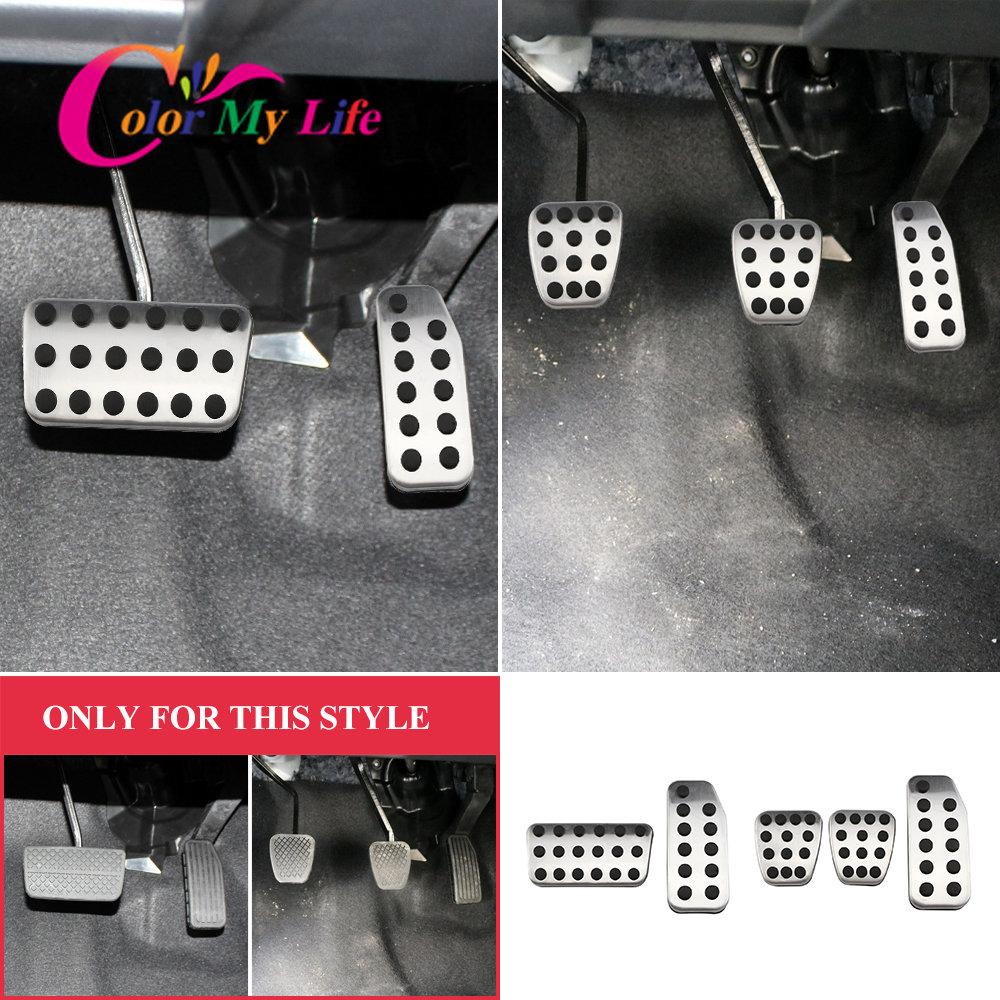 Stainless Steel Car Styling Car Pedals Car Pedal Protection Cover for Honda Fit Jazz 2011 -  Parts