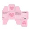 LUCKGO Heart-Shaped Brightening Two-Tone Lip Mask: Pink Tender Lip Balm for Girls - Autumn/Winter Moisturizing Hydration.