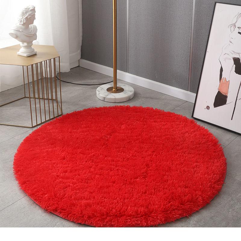 Super Soft Plush Round Rug Mat Fluffy White Carpets For Living Room Home Decor Bedroom Kid Room Decoration Salon Thick Pile Rug