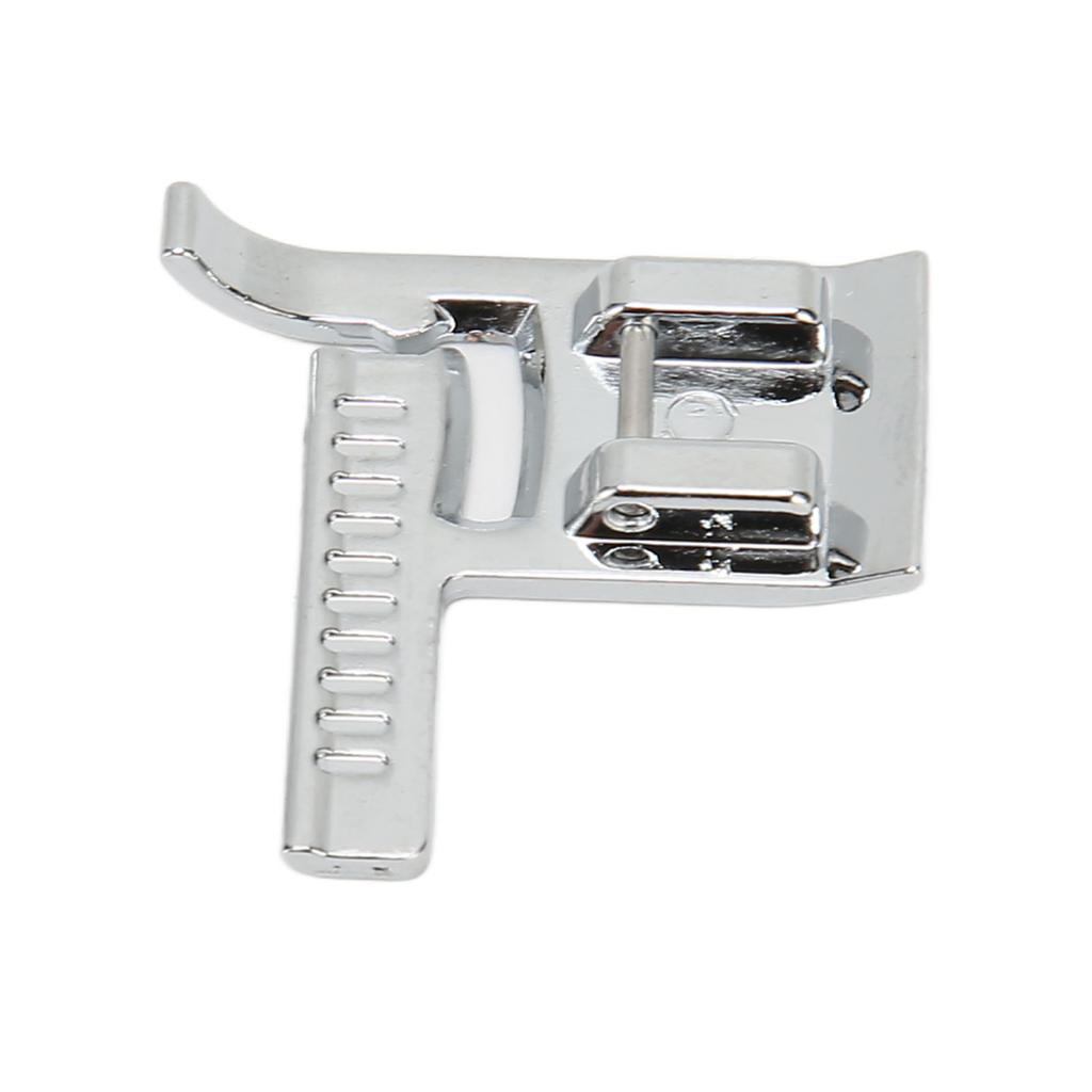 Guide Presser Foot Adjustable Ruler Design 2mm Spacing Q235 Steel Sewing Hemming Foot for Household Electric Machine