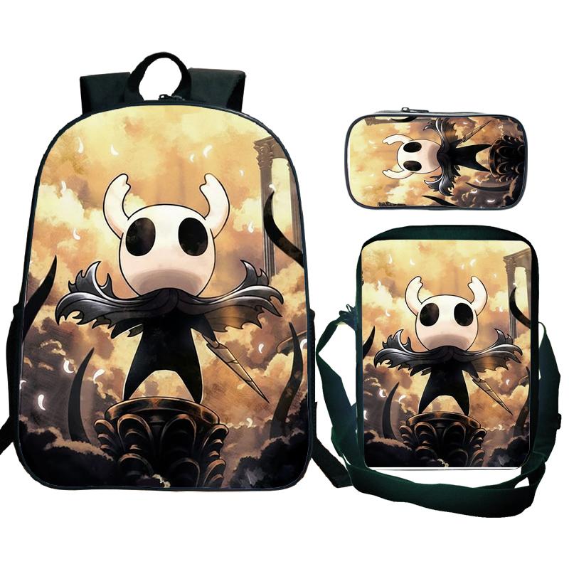 Hollow Knight 2 Silksong Backpack Teenagers Hornet Fridge Magnet Rucksack Shoulder Bag Pencil Case School Backpacks