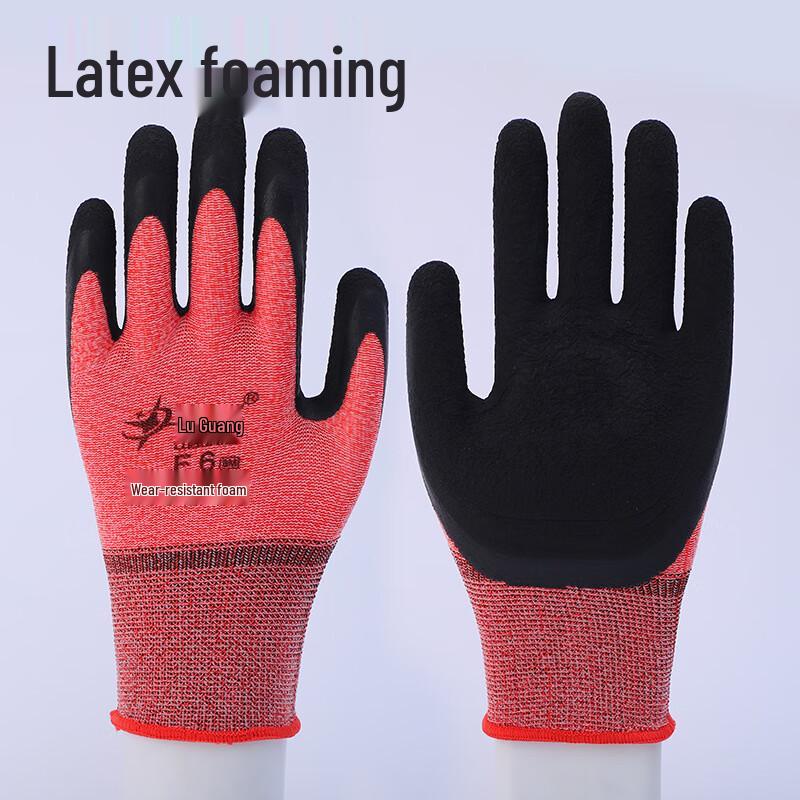 Li Shen Luguan Coated Latex Foam Work Gloves F6