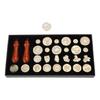 Initial Brass Wax Seal Stamp Kits Handwritten 26 Letters Sealing Stamps Tool