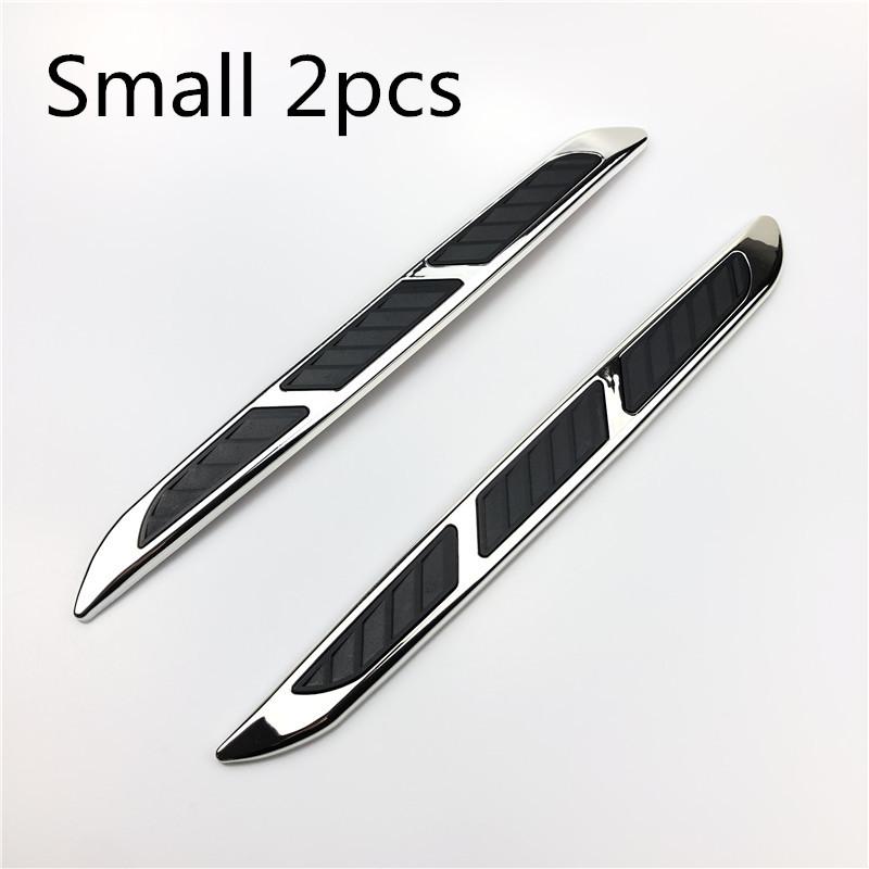 Universal Car Hood Side Flow Vent Fender Air Net Door Decals Auto Sticker DIY Simulation Car Shark Gills Outlet Soft +ABS Plated