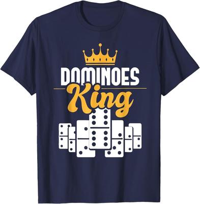 Dominoes King - Domino Player Dominoes Lover Tile Game  S-5XL Unisex T-Shirt