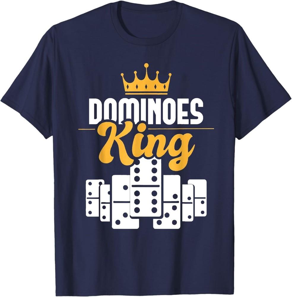 Dominoes King - Domino Player Dominoes Lover Tile Game  S-5XL Unisex T-Shirt XL