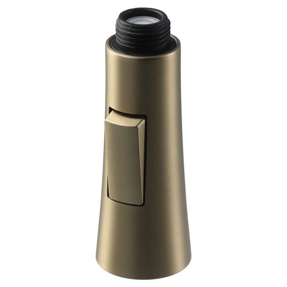 Gebürstetes Gold Küchenarmatur Sprühkopf 1,8 GPM Ersatzkopf Ausziehbarer Sprühkopf Säule Küche